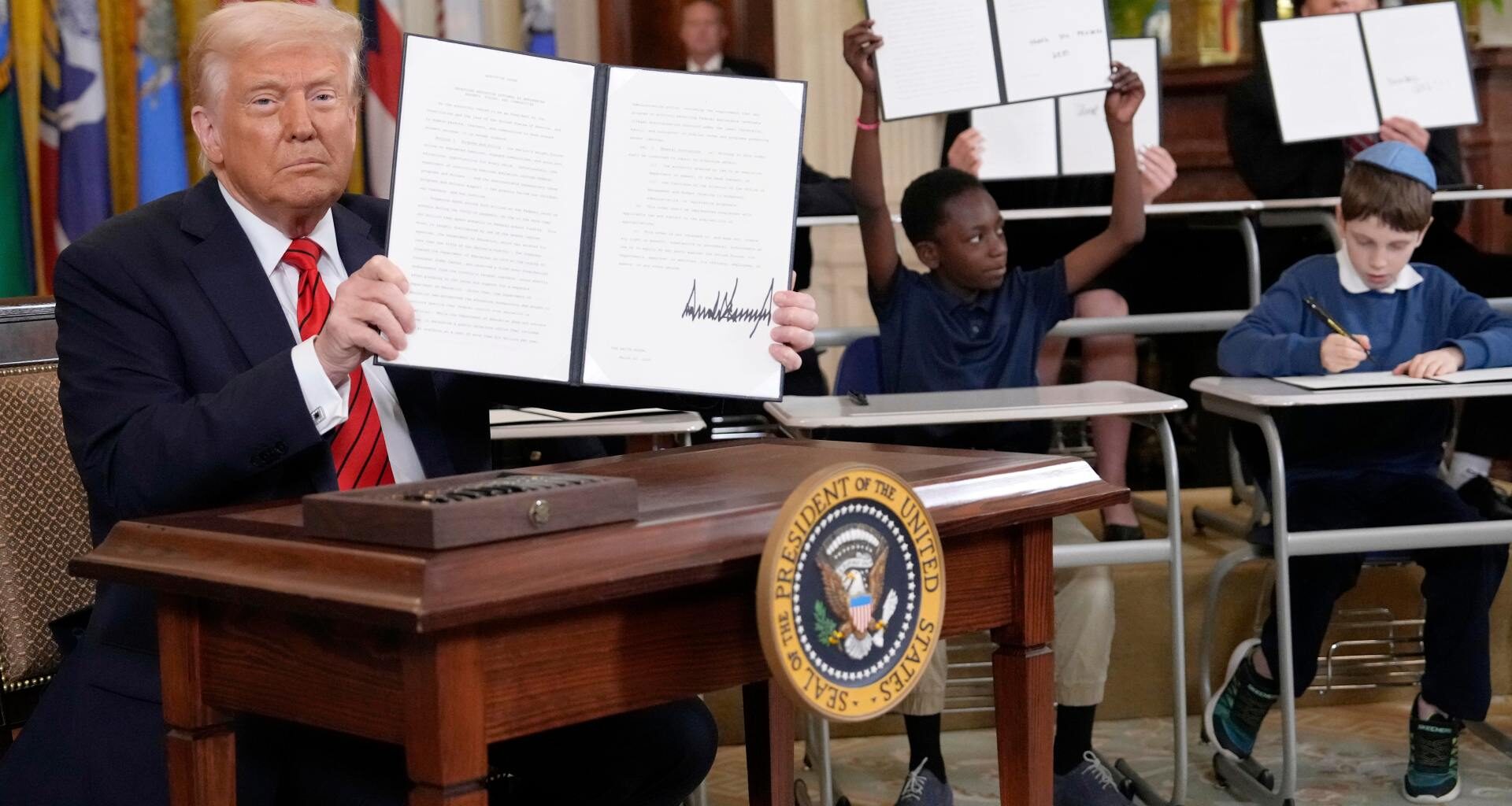Donald Trump signs executive order to ‘eliminate’ Department of Education | Donald Trump News
