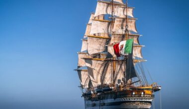 Amerigo Vespucci tall ship returns to Italy after world tour