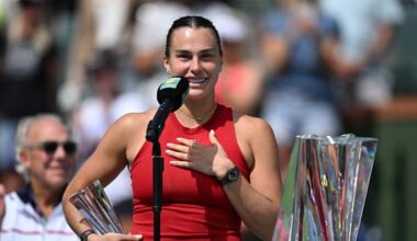 Sabalenka a fait des blagues après avoir perdu dans la finale des Wells Indian pour la deuxième fois en trois ans.