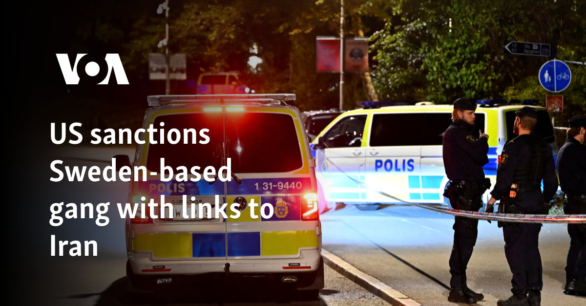 US sanctions Sweden-based gang with links to Iran