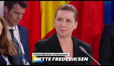 Everyone should watch this video of the Danish PM Mette Frederiksen talking about Ukraine. It is one of the best speeches I have heard and brings everything into clear perspective