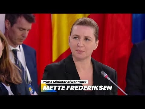 Everyone should watch this video of the Danish PM Mette Frederiksen talking about Ukraine. It is one of the best speeches I have heard and brings everything into clear perspective