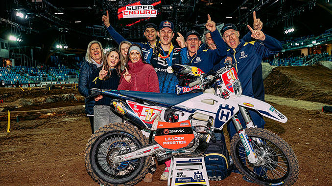Billy Bolt rounds out dominant SuperEnduro season with victory in France