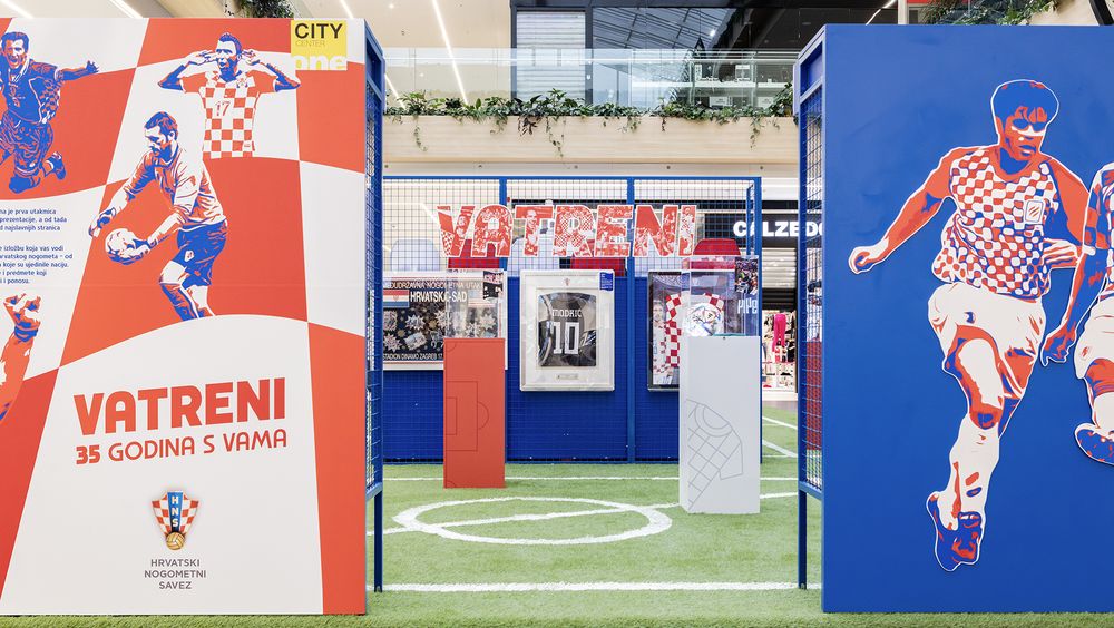 Croatian football special exhibition in Split
