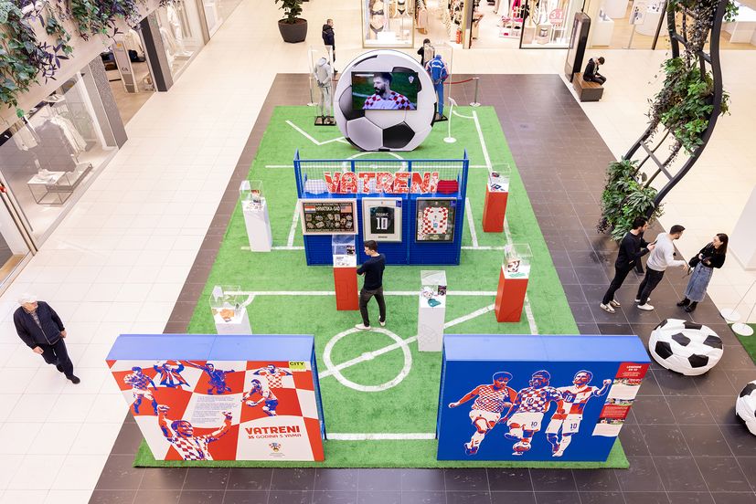 Croatian football special exhibition in Split