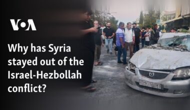 Why has Syria stayed out of the Israel-Hezbollah conflict?