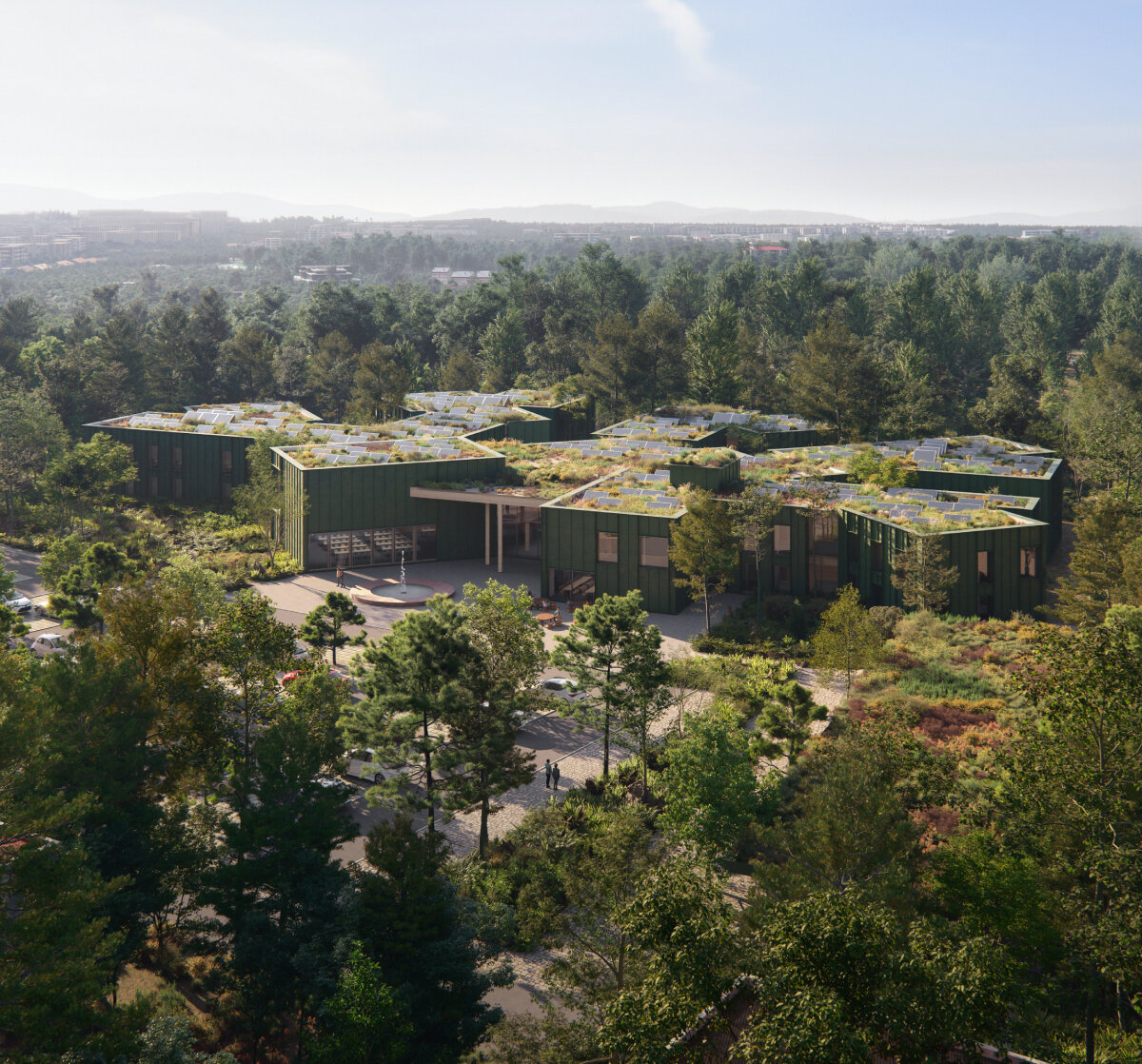 CHYBIK + KRISTOF set to construct czech republic's largest timber structure in the forest