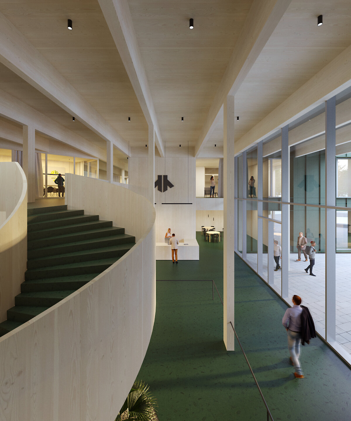 CHYBIK + KRISTOF's 'forestry in the forest' to be czech republic's largest timber structure