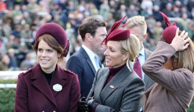 Zara Tindall and Princess Eugenie take their style inspiration from the Princess of Wales as the royal cousins twin at Cheltenham