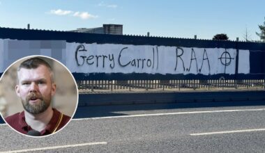 People Before Profit MLA Gerry Carroll links west Belfast graffiti threat to ‘fringe fascist group’
