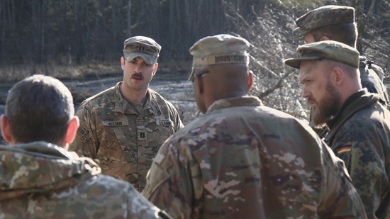 Sgt. Edvin Franco was identified as one of the four US soldiers missing in Lithuania (AP)