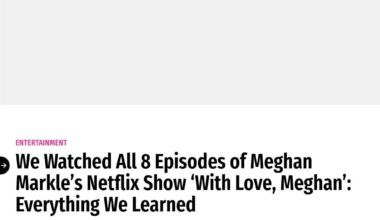 We Watched All 8 Episodes of Meghan Markle’s Netflix Show ‘With Love, Meghan’: Everything We Learned