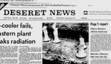 Three Mile Island incident in 1979 impacted nuclear energy growth in U.S. – Deseret News