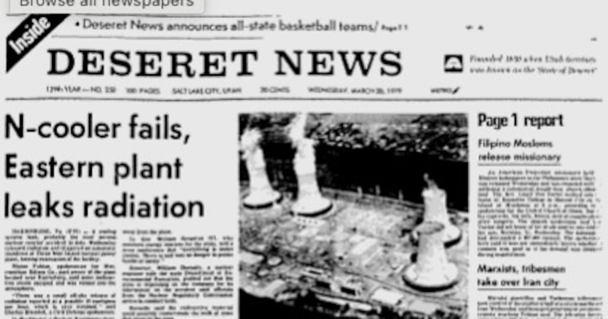 Three Mile Island incident in 1979 impacted nuclear energy growth in U.S. – Deseret News