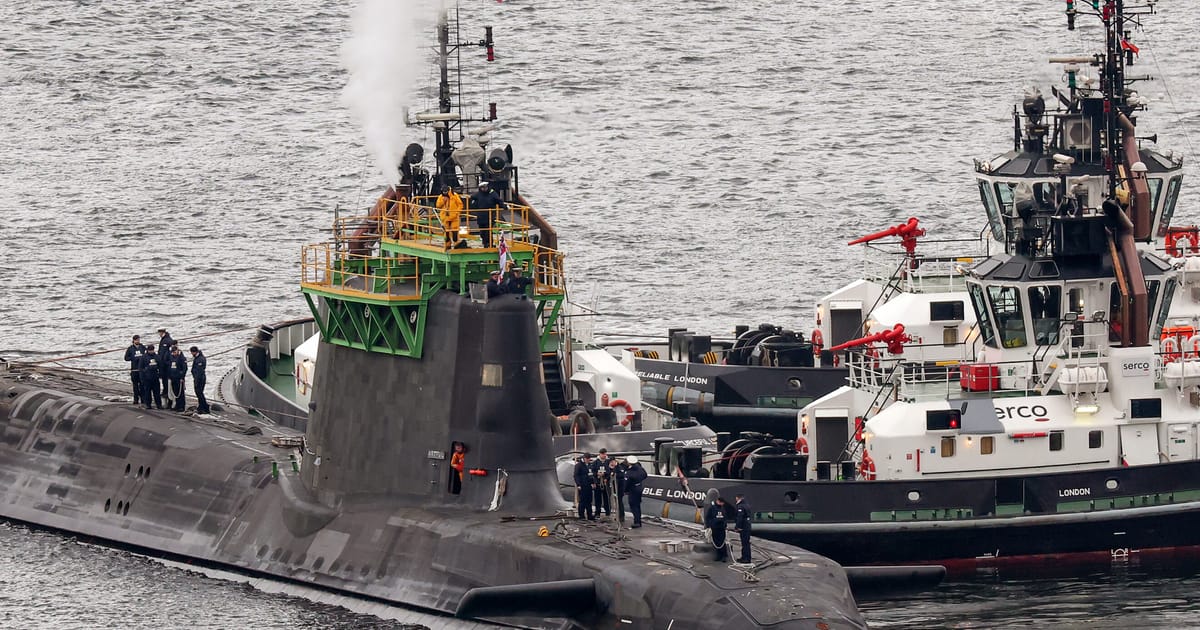 UK insists US still a ‘reliable ally’ amid jitters over Trident nuclear subs – POLITICO