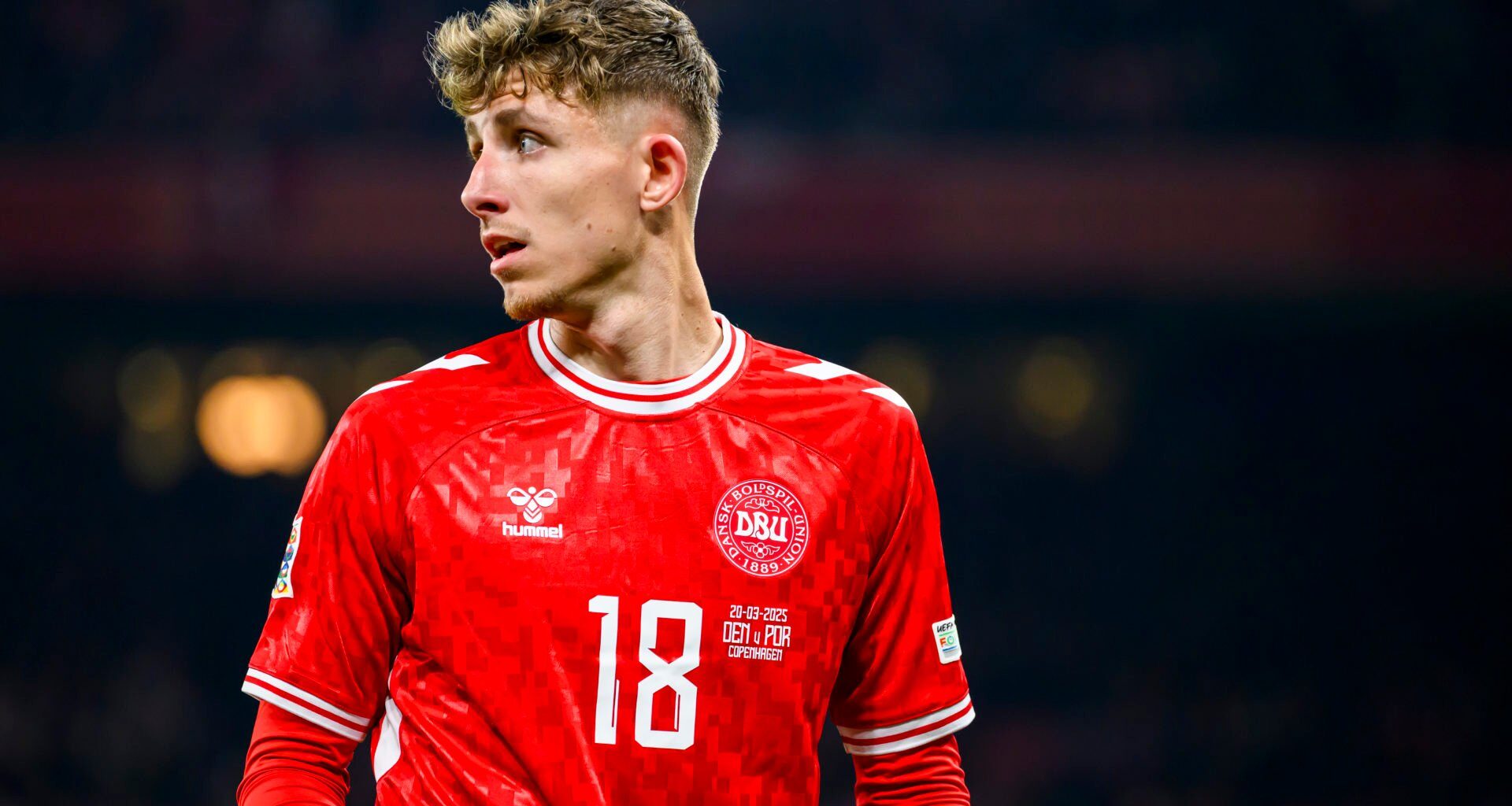 Denmark fans have had a lot to say about Everton winger Jesper Lindstrom's display against Portugal
