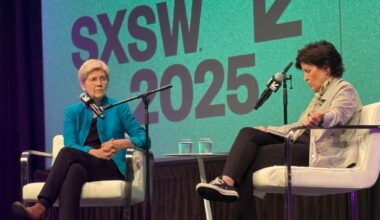 Elizabeth Warren Blasts “Co-Presidents" Donald Trump & Elon Musk At SXSW