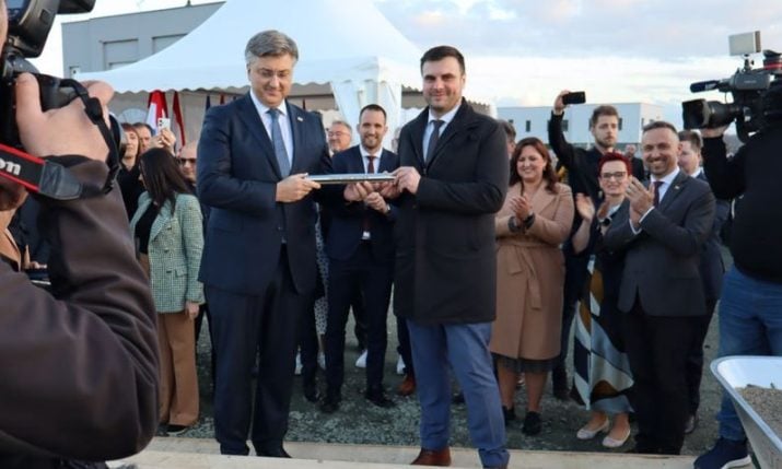 PHOTOS: Construction of big Gaming Industry Centre begins in Novska
