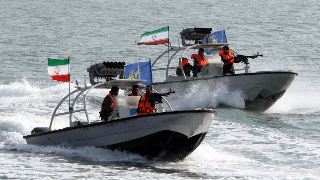 Iranian attack boats