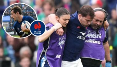 Worst Antoine Dupont fears after France captain's injury v Ireland : Planet Rugby