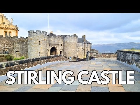 The beautiful and historic Stirling Castle in Scotland - a full and comprehensive look around this beautiful palace and fortress