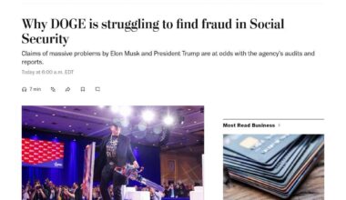 DOGE is struggling to find fraud in social security