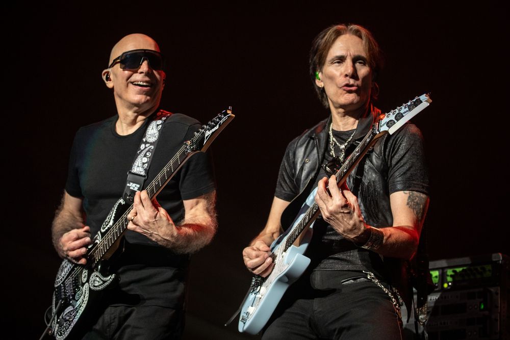 Joe Satriani and Steve Vai