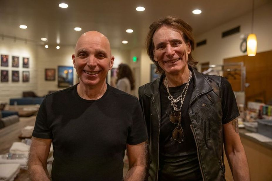 Joe Satriani and Steve Vai 