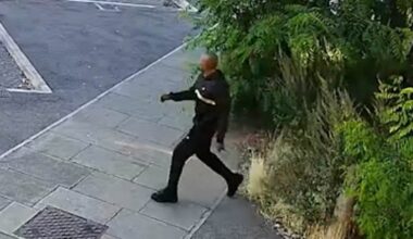 Chilling CCTV shows moment knife attacker prowls through city after stabbing a stranger outside Waitrose