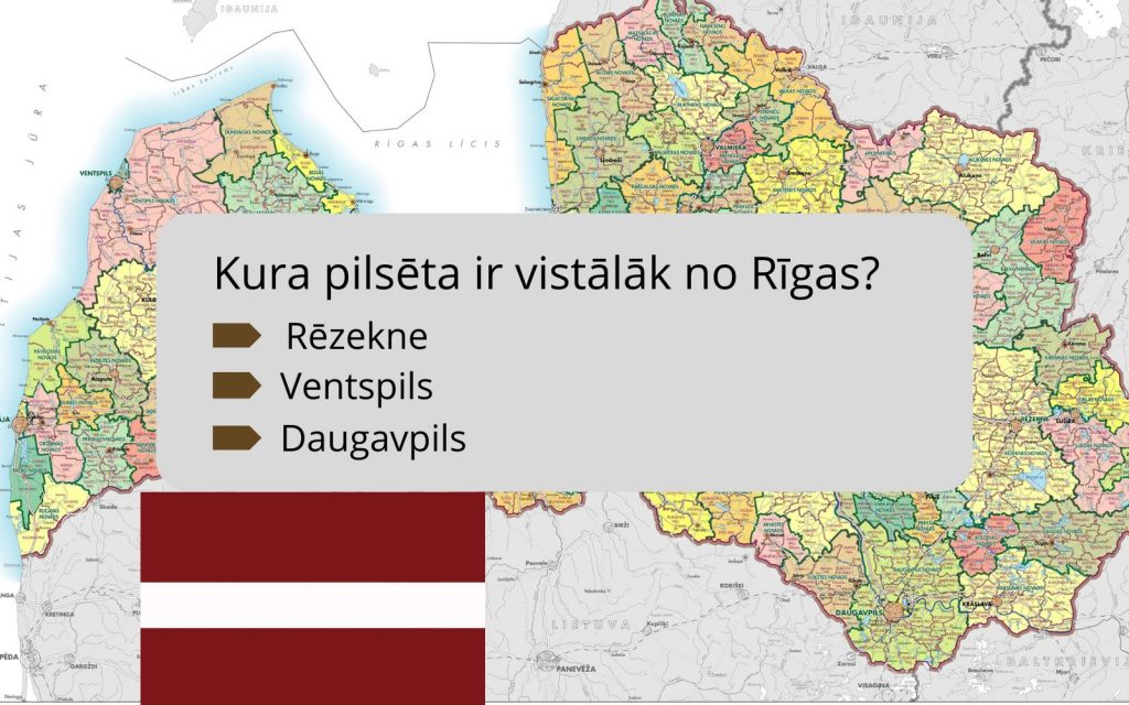 TESTS. Cik labi orientējies Latvijas kartē? 15 āķīgi jautājumi, kas ceļotājiem šķitīs vien tīrais nieks
