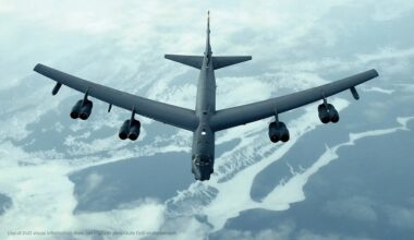 B-52 Stratofortress bombers conduct first-ever live weapons drop in Sweden