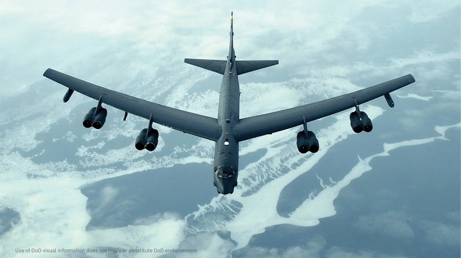 B-52 Stratofortress bombers conduct first-ever live weapons drop in Sweden