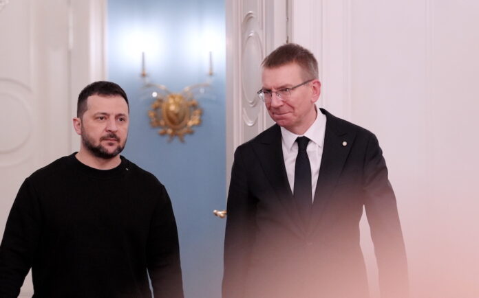 Latvian President says sustainable peace in Ukraine is unreachable without US