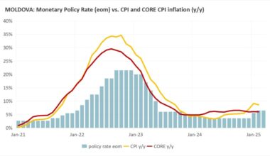 bne IntelliNews - Moldova keeps base rate at 6.5% despite disappointing economic growth