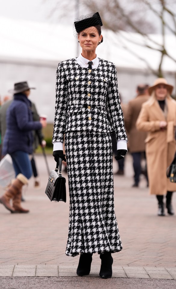Jade Holland Cooper at the Cheltenham Festival.