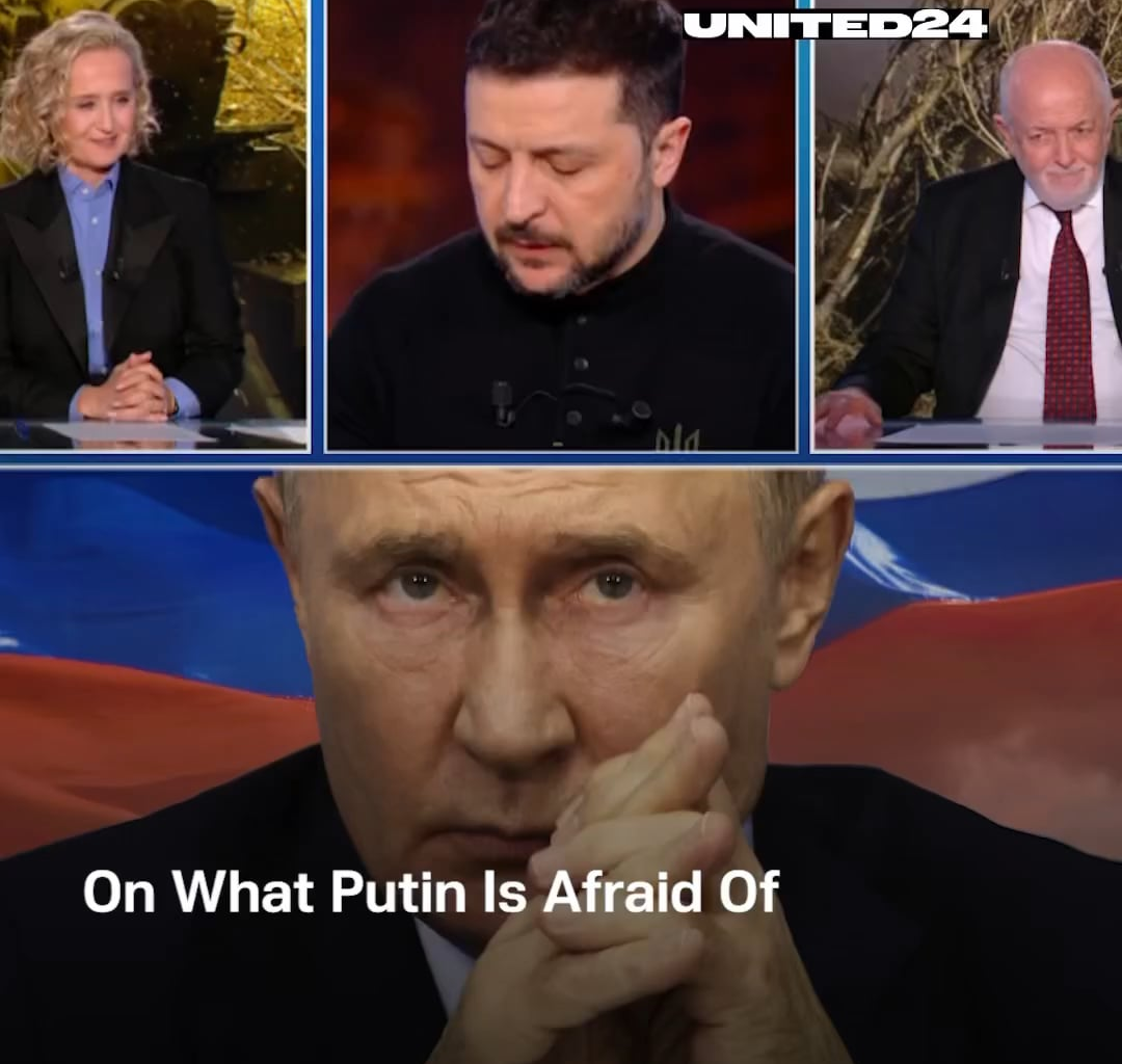 "Putin is only afraid of his society. He fears the destabilization of his society, but since no one can influence it, he will influence it himself," President Zelenskyy