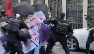 Instead of flowers, Switzerland celebrates Women's Day with batons and mace!