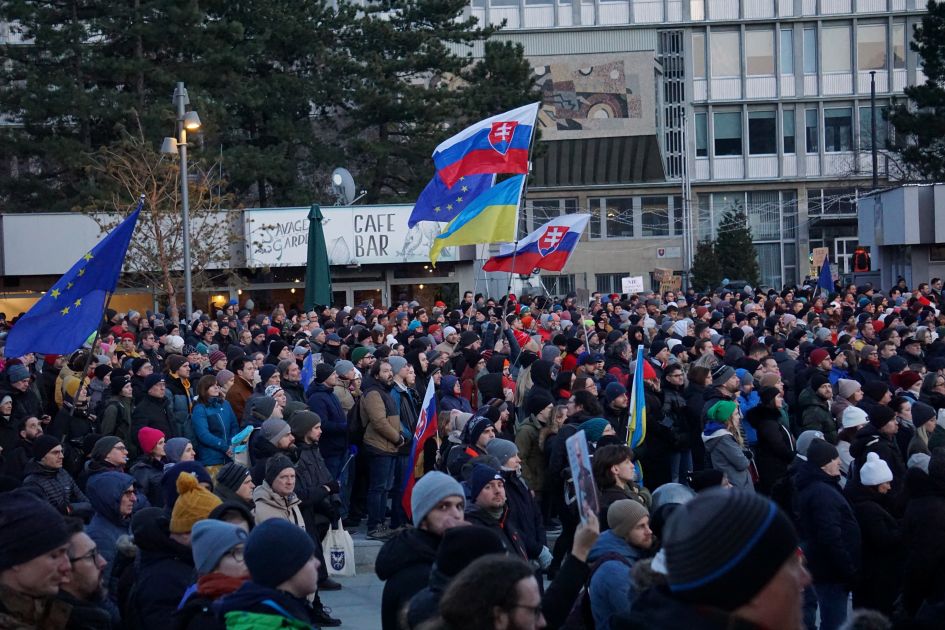 Protests in Slovakia: reports from Bratislava