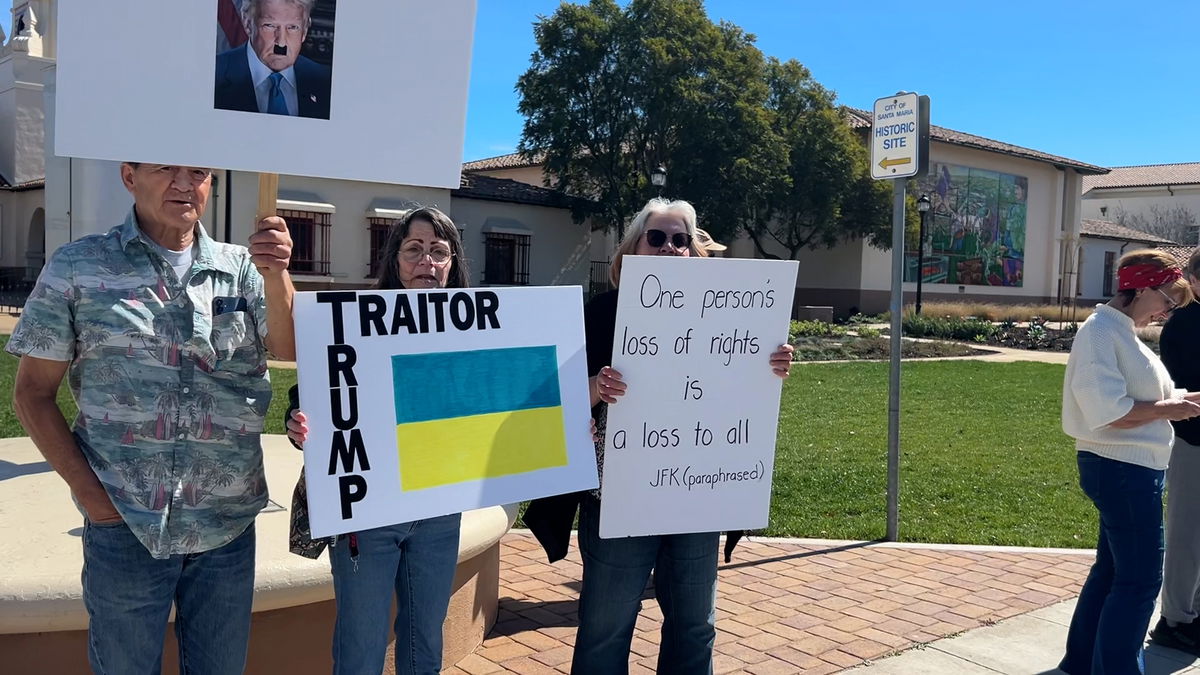 50501: The People’s Movement protests Trump administration in Santa Maria