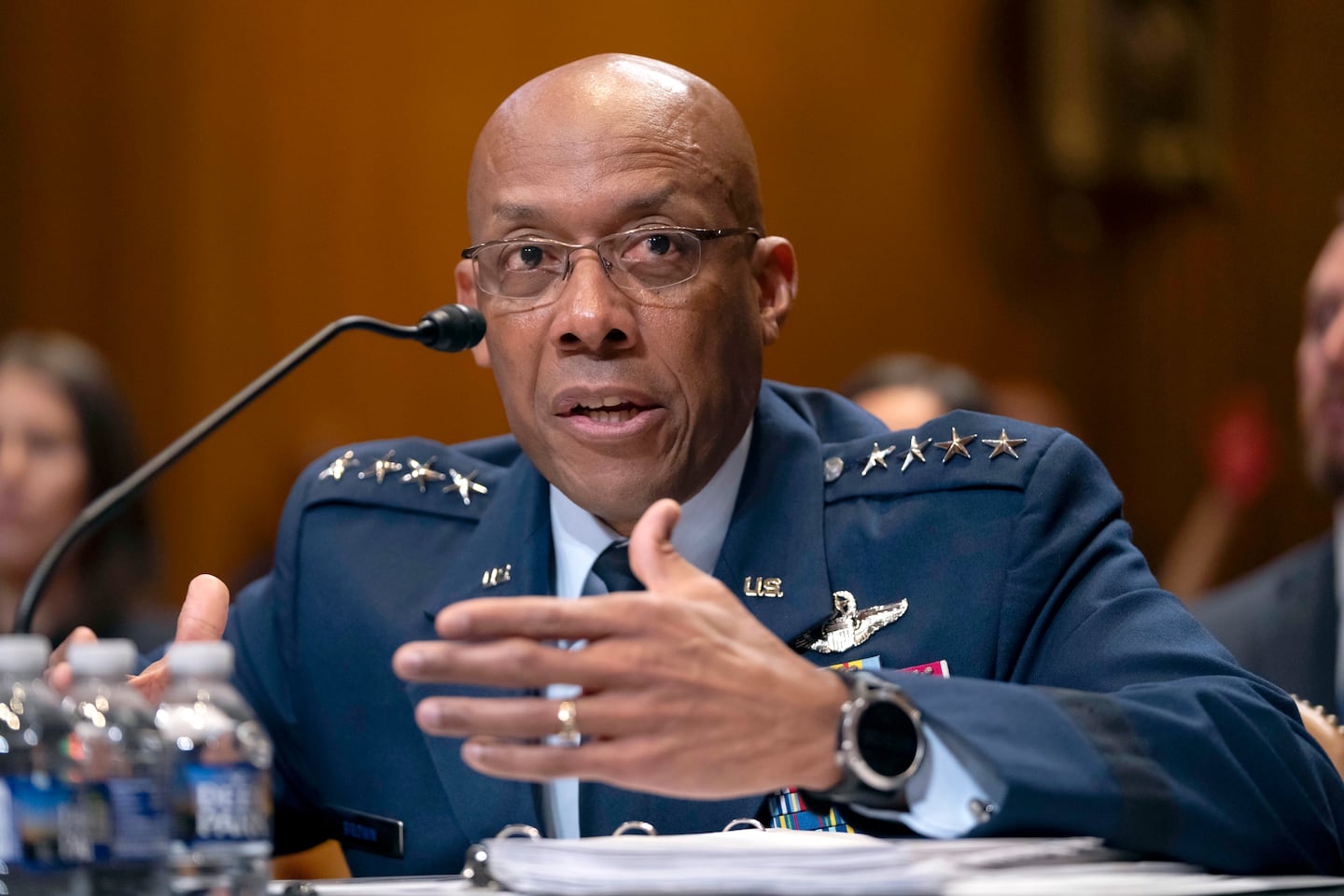 Former chairman of the Joint Chiefs of Staff Air Force General CQ Brown.