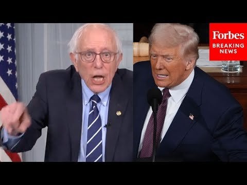 BREAKING NEWS: Bernie Sanders Delivers Blistering Response To Trump's Address To Congress