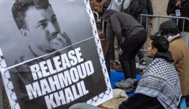Palestinian Columbia graduate Mahmoud Khalil decries arrest in the US | Protests News