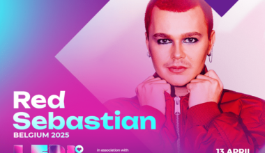 Belgium's Red Sebastian will bring his 'Strobe Lights' to the London Eurovision Party 2025