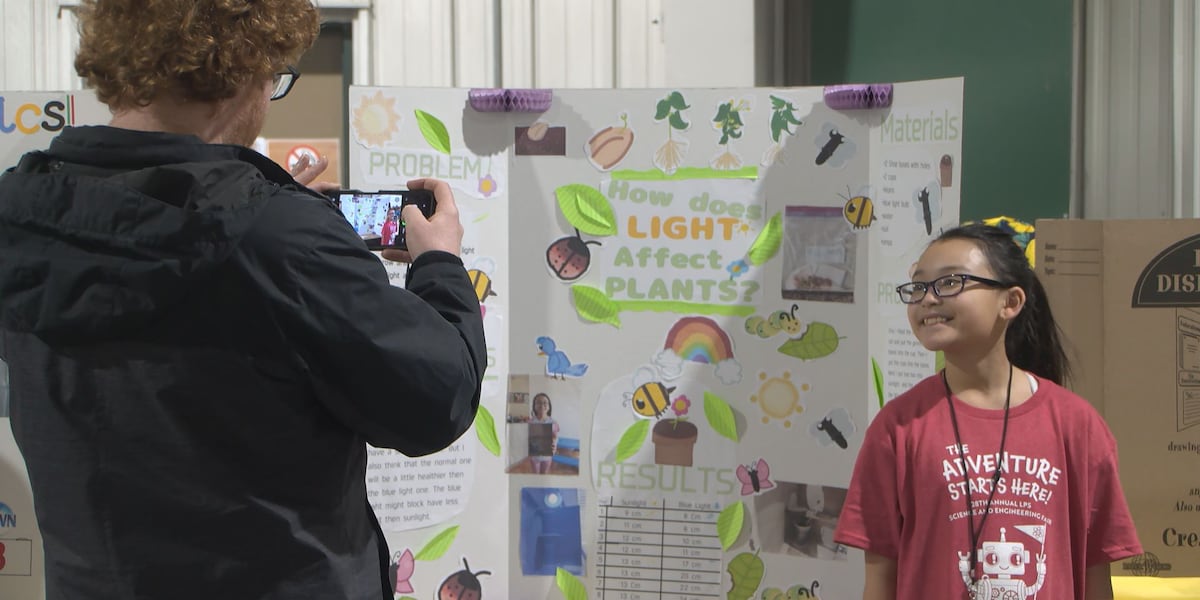LPS students show off science experiments at annual fair to draw kids into STEM fields