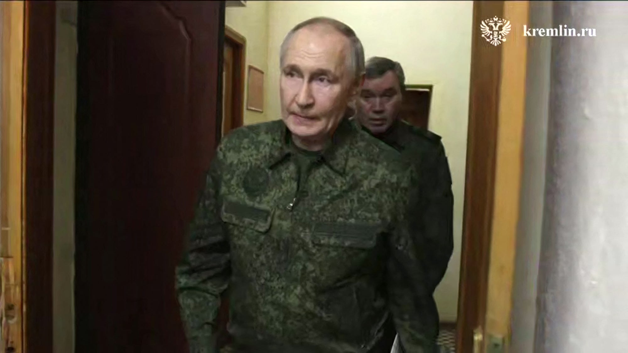 Vladimir Putin in Kursk