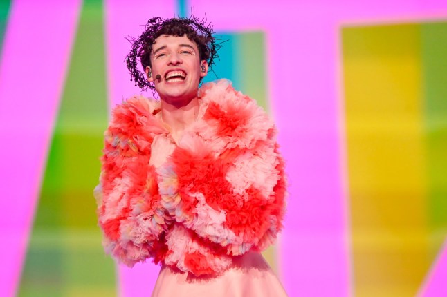 Mandatory Credit: Photo by SPA/dana press/Shutterstock (14476367h) Nemo (Switzerland), Final of the Eurovision Song Contest (ESC) at the Malm? Arena in Malm?, Sweden, 11 May 2024. Final of the Eurovision Song Contest (ESC) at the Malm? Arena in Malm?, Sweden - 11 May 2024