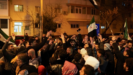 Syrians across the world celebrated after the rebels announced that they have ousted president Bashar al-Assad from Syria. (Reuters)