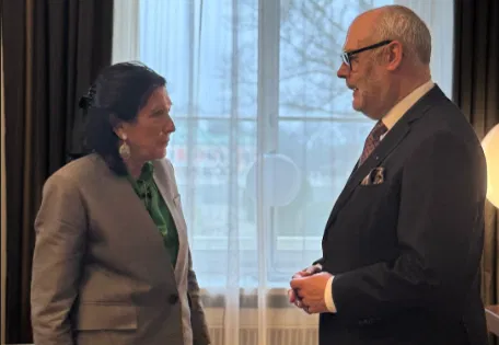 President Zurabishvili Concludes Baltic Tour with Visit to Estonia – Civil Georgia