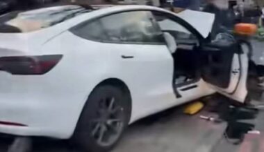 'Out of control' Tesla ploughs into pedestrians on busy London street injuring seven