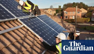 Labour accused of turning ‘blind eye to slavery’ over solar panels made in China